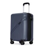 RRP £57.02 GinzaTravel Lightweight 4 Wheels Suitcase ABS Hard