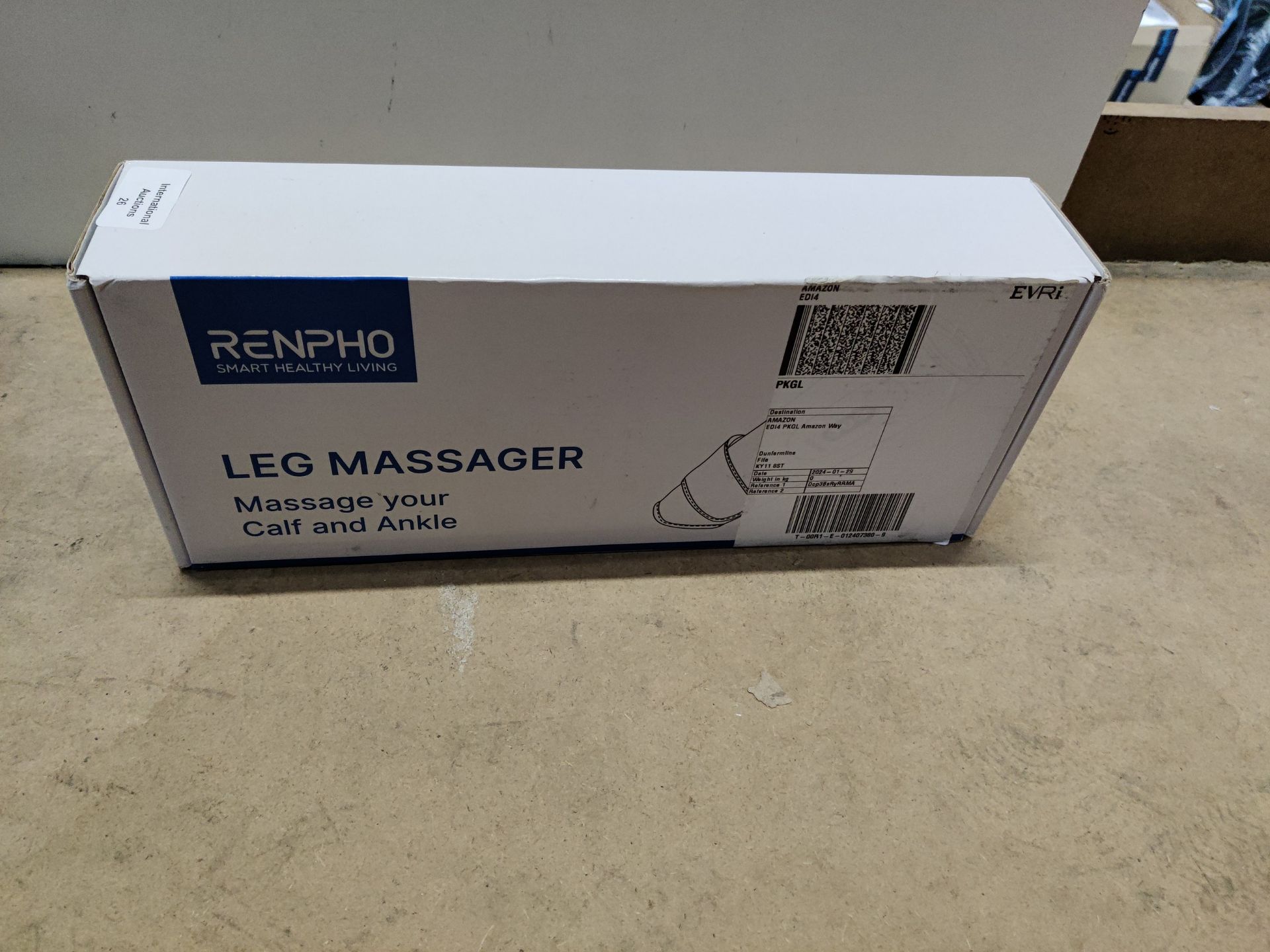 RRP £57.07 RENPHO Cordless Leg Massager - Image 2 of 2