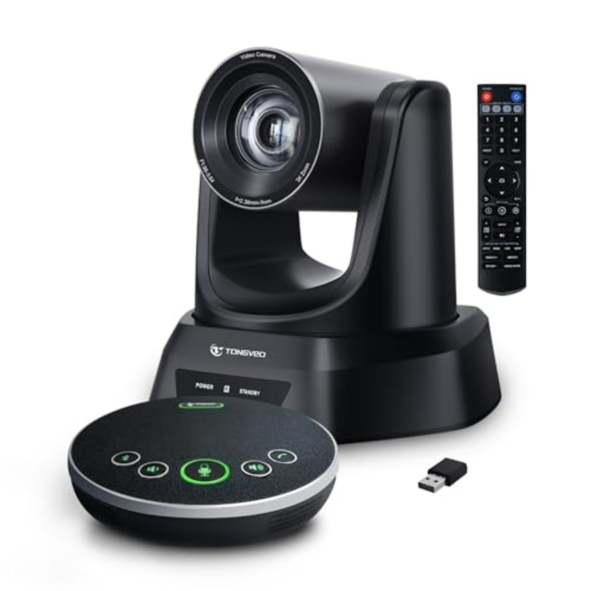 RRP £272.86 TONGVEO Conference Room Camera System with Wireless Bluetooth Speakerphone