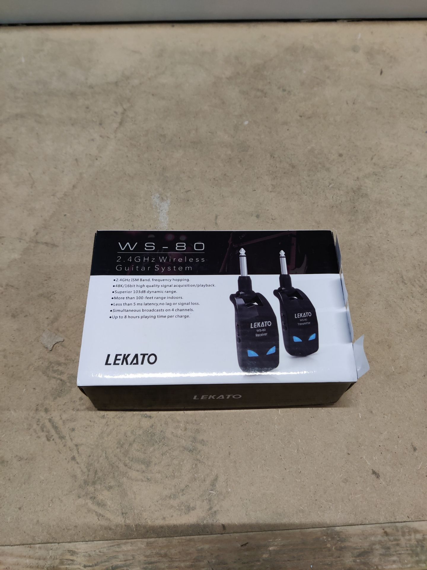 RRP £37.36 LEKATO 2.4GHz Guitar Wireless System 8Hs Runtime Wireless - Image 2 of 2