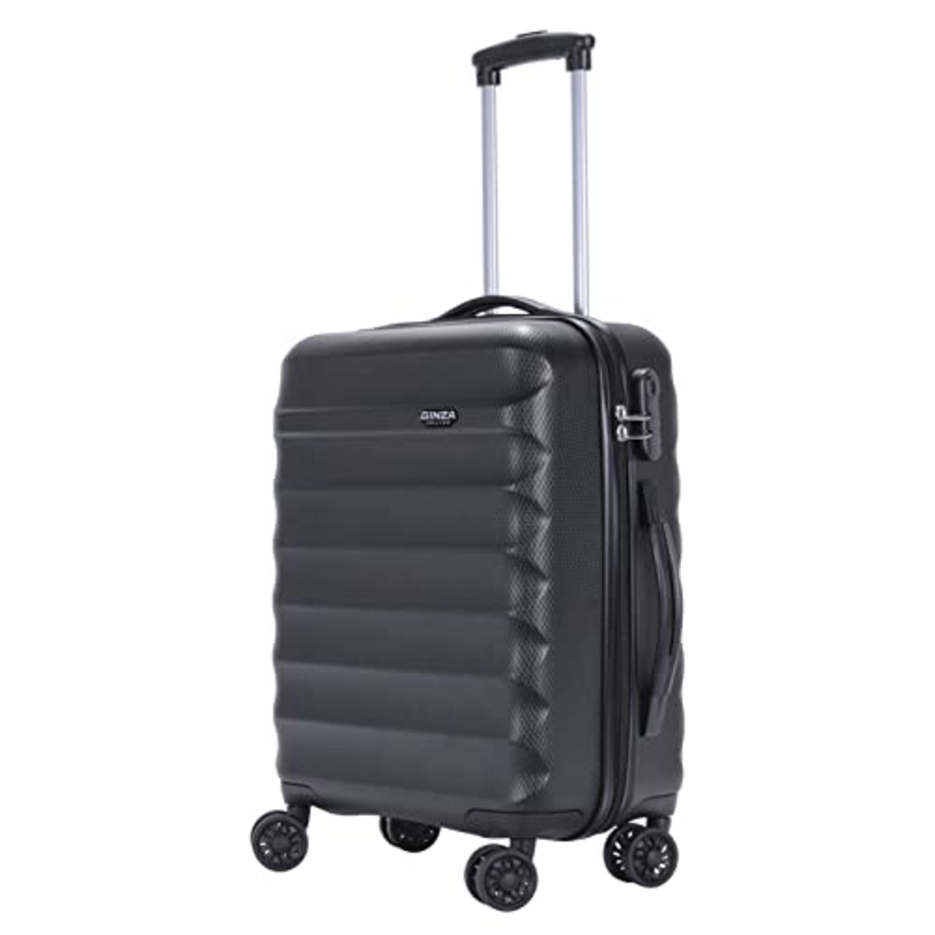RRP £52.50 GinzaTravel Lightweight Hard Shell Small Cabin Suitcase