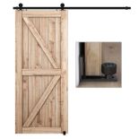 RRP £64.34 CCJH 1.5M/5FT Sliding Door Track Barn Door Hardware