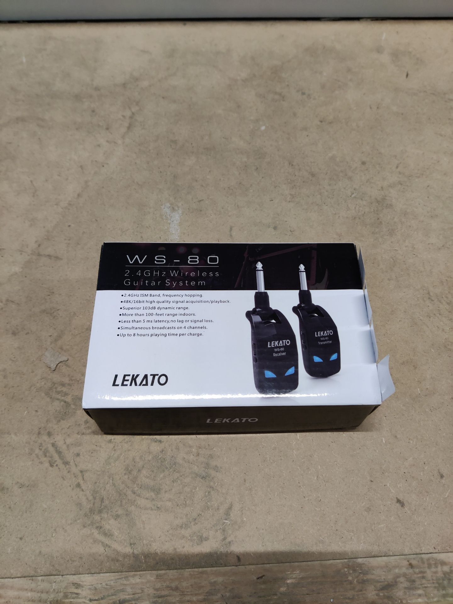 RRP £37.36 LEKATO 2.4GHz Guitar Wireless System 8Hs Runtime Wireless - Image 2 of 2