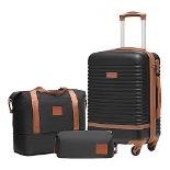 RRP £77.62 COOLIFE Suitcase Trolley Carry On Hand Cabin Luggage