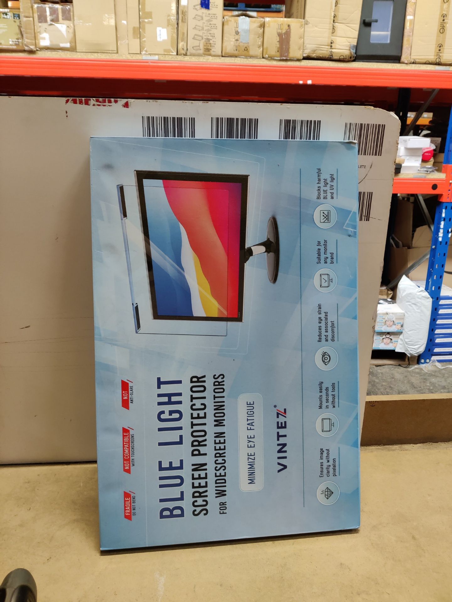 RRP £65.87 VINTEZ Blue Light Blocking Screen Protector Panel for 23 - Image 2 of 2