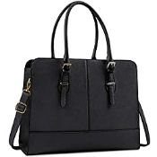 RRP £46.80 Lubardy Laptop Bags for Women 15.6 inch Ladies Leather