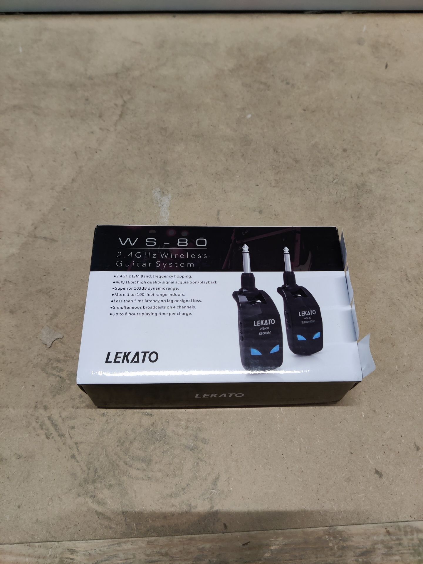 RRP £37.36 LEKATO 2.4GHz Guitar Wireless System 8Hs Runtime Wireless - Image 2 of 2