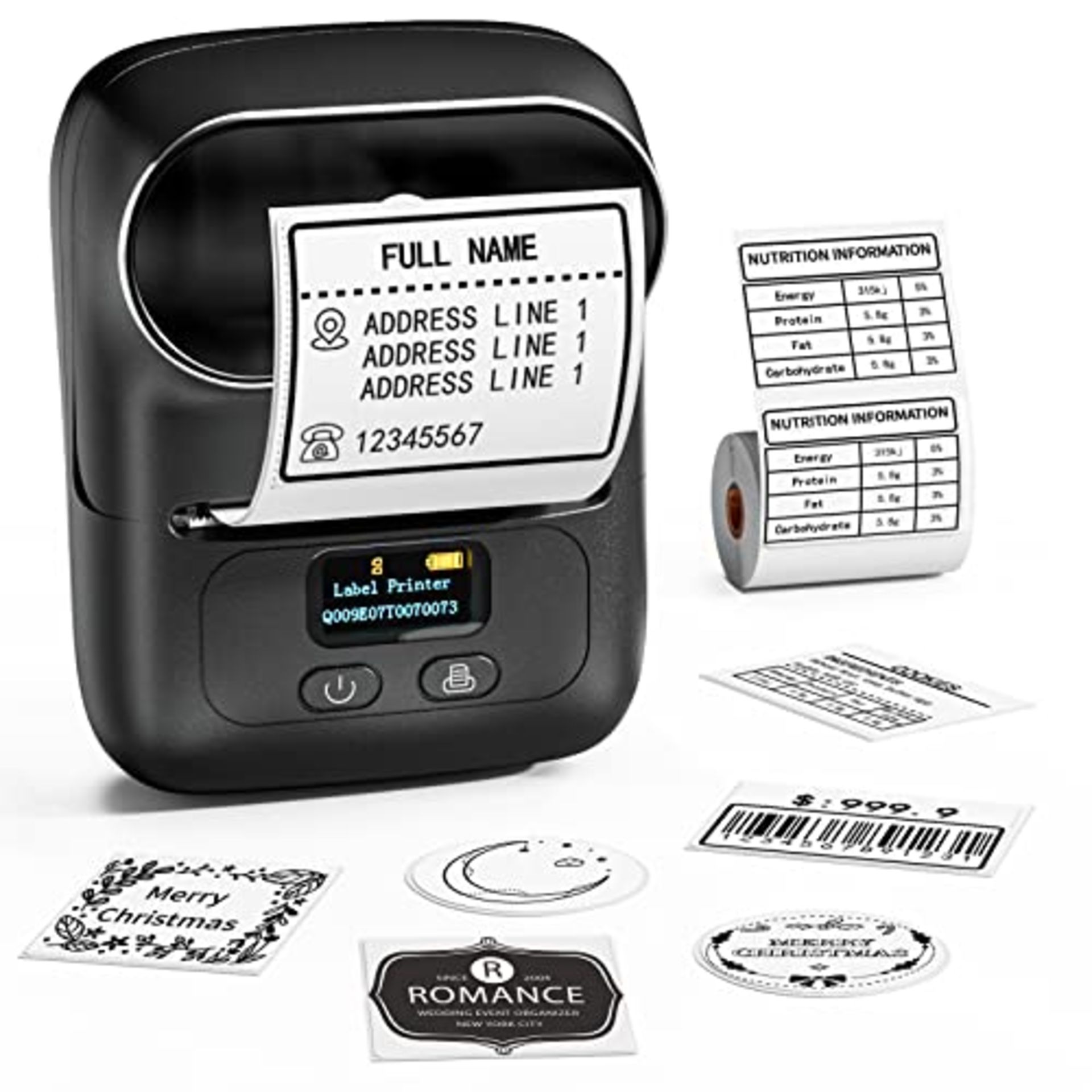 RRP £52.76 Phomemo M110 Bluetooth Thermal Label Maker