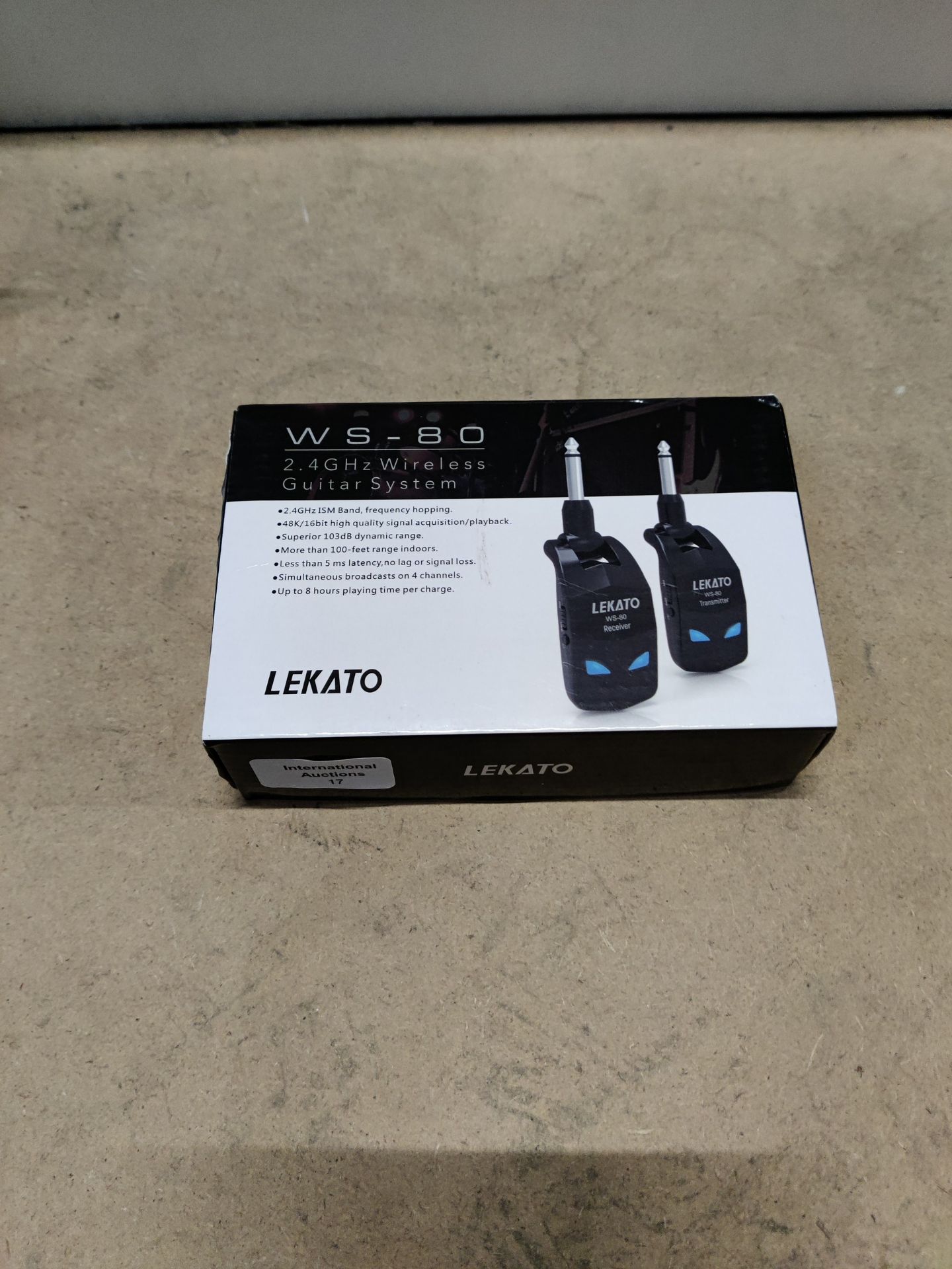 RRP £37.36 LEKATO 2.4GHz Guitar Wireless System 8Hs Runtime Wireless - Image 2 of 2