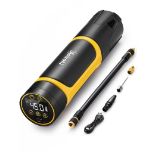 RRP £29.10 AstroAI Tyre Inflator Cordless Electric Bike Pump with