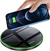 RRP £13.69 Wireless Charger FDGAO 20W Fast Wireless Charging Pad