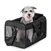 RRP £25.19 HITSLAM Pet Carrier Dog Carrier Soft Sided Pet Travel Carrier for Cats