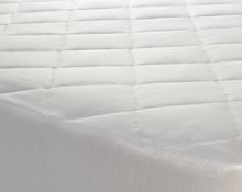 RRP £25.03 Musbury Fabrics Luxury Polycotton Quilted Caravan Mattress Cover 54/75/9"