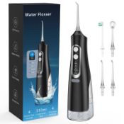 RRP £50.70 Water Flosser for Teeth Cleaner Rechargeable Oral Irrigator