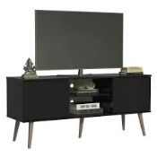 RRP £167.49 Madesa Modern TV Stand with 1 Door and 4 Shelves for TVs up to 65 Inches
