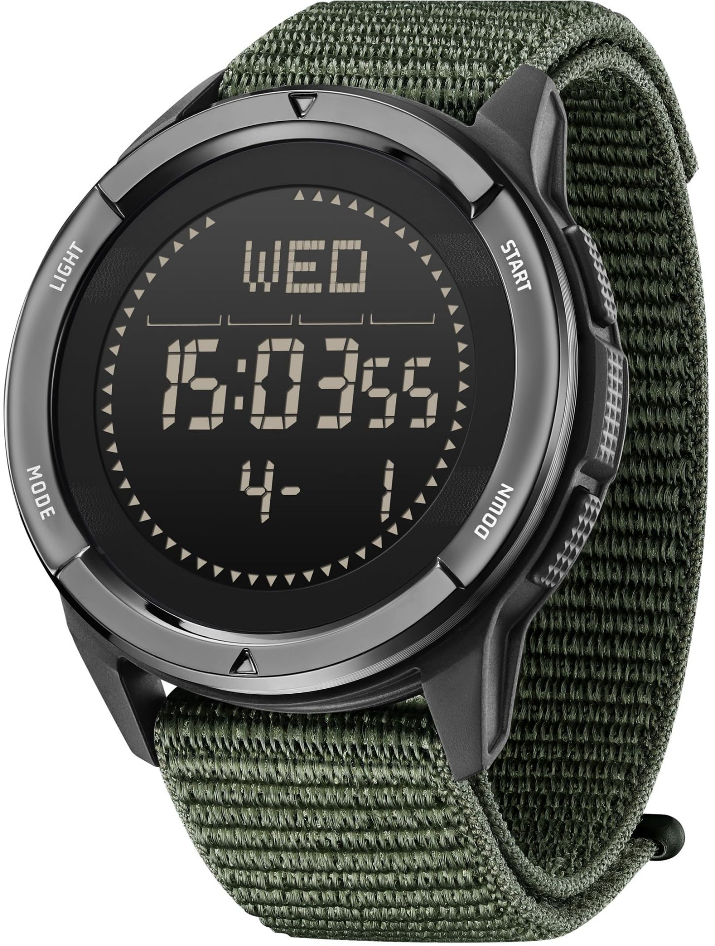 RRP £45.65 Men's Digital Watch Pedometer Step Counter Watches