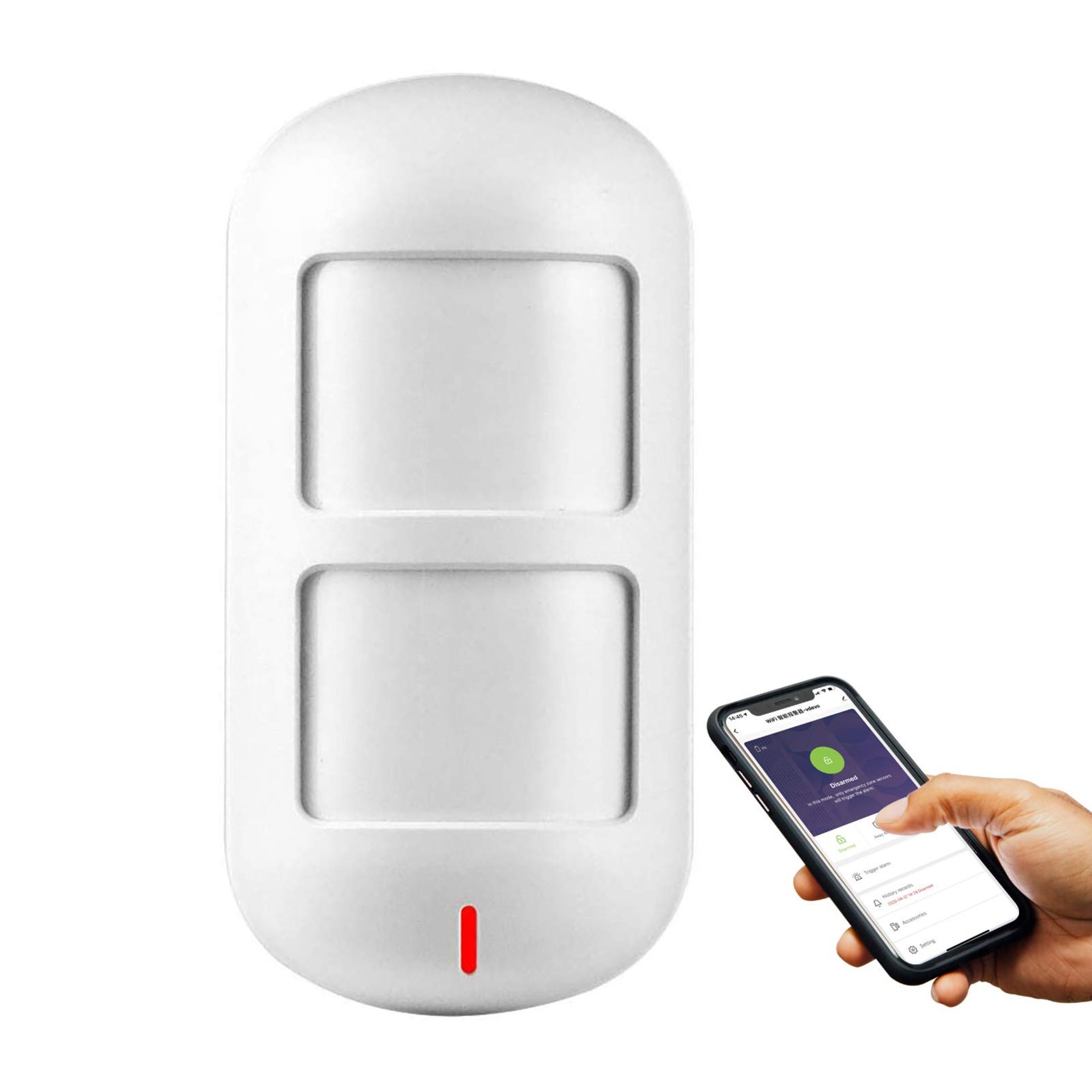 RRP £21.69 Wolf-Guard HW-W06 2.4G Wi-Fi Motion Detector Alarm