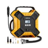 RRP £35.89 AstroAI Tyre Inflator Air Compressor Car Tyre Inflator