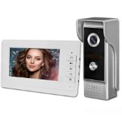 RRP £94.75 YiToo 7" Video Intercom Wired Home Video Door Phone