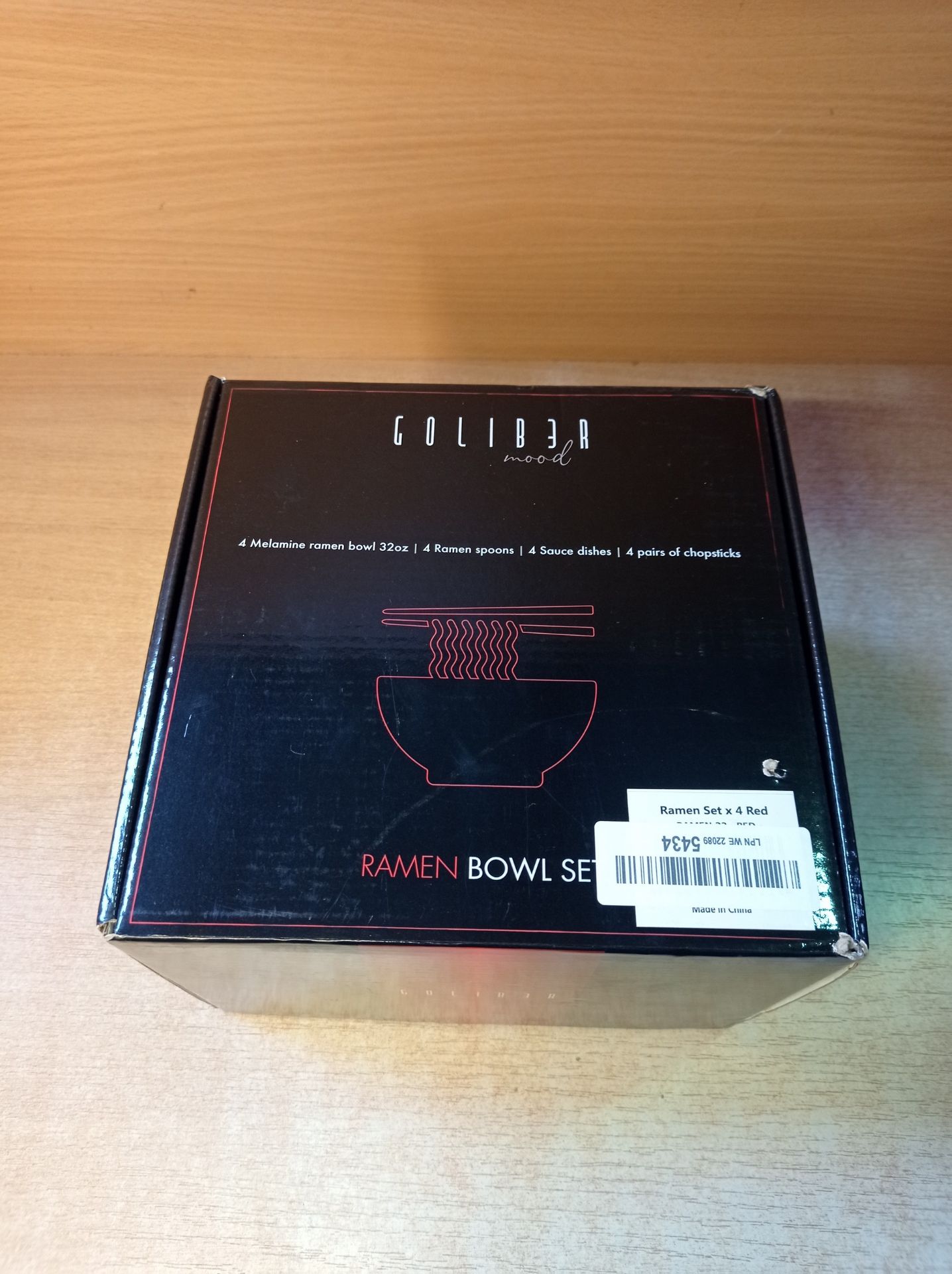 RRP £38.04 balibetov Ramen Bowl Set - Includes Melamine Ramen Bowls - Image 2 of 2