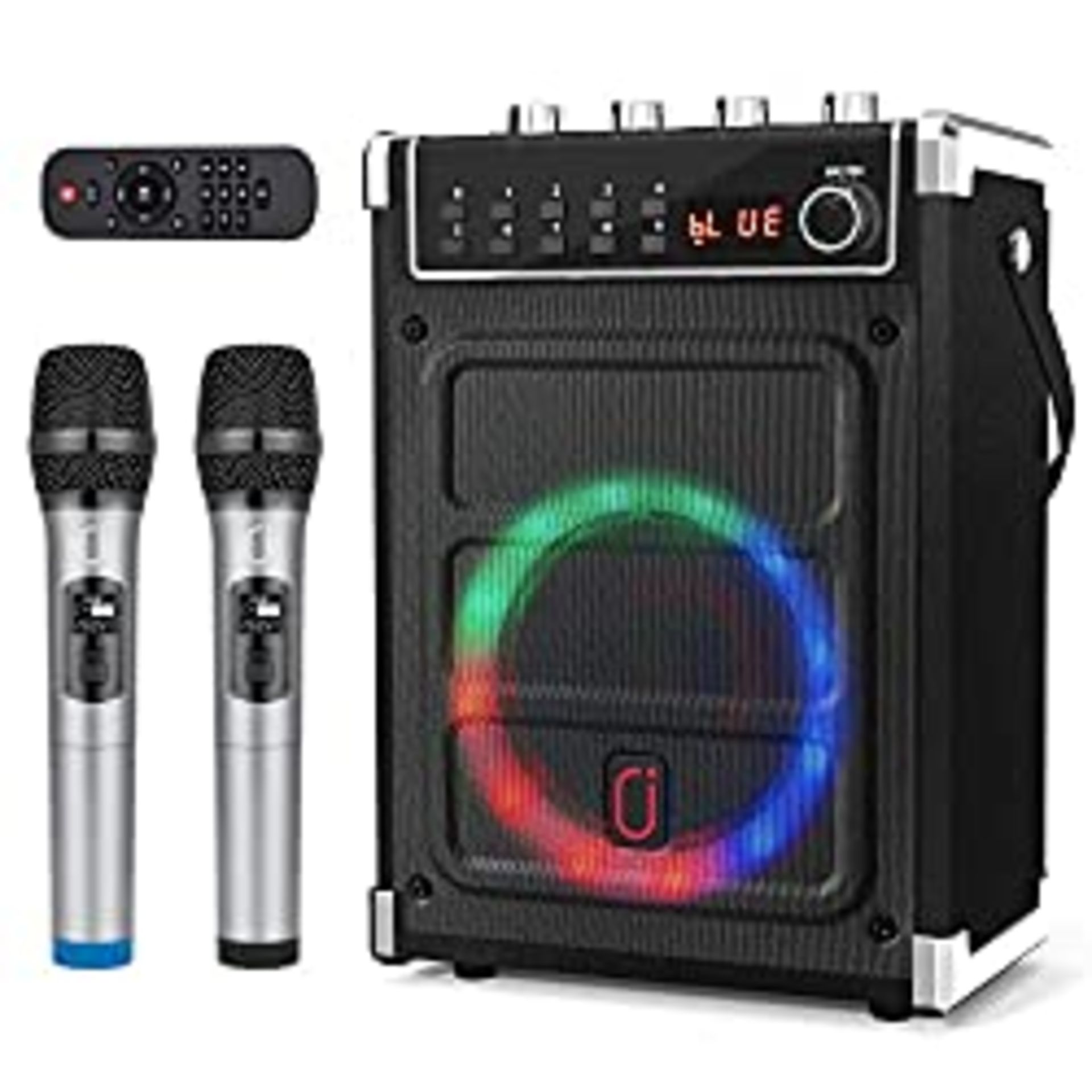 RRP £146.71 JYX Karaoke Machine with 2 UHF Wireless Microphones