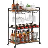 RRP £70.77 Lifewit Drink Trolley