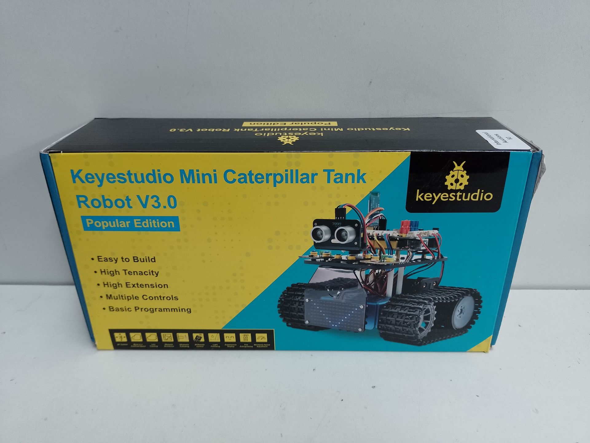 RRP £62.79 KEYESTUDIO Mini Tank V3 Smart Car Starter Kit for Arduino - Image 2 of 2