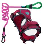 RRP £29.43 ThinkPet No Pull Dog Harness with Reflective Neon Dog Lead