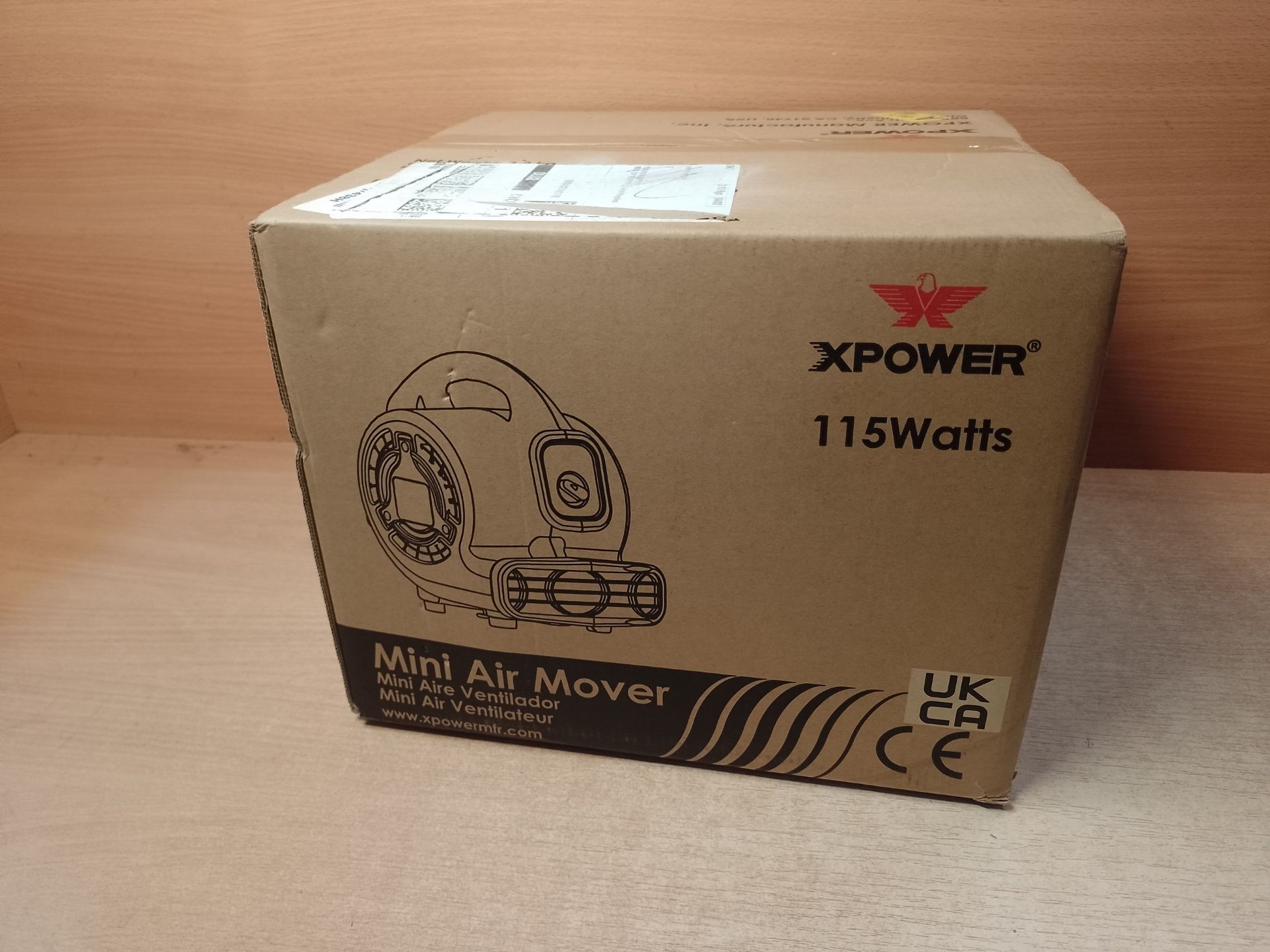 RRP £45.65 XPower P-80A Mini Mighty Air Mover Floor Fan Dryer - Image 2 of 2