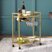 RRP £65.06 MAHANCRIS Bar Cart for The Home