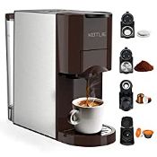RRP £114.15 KOTLIE Espresso 4in1 Coffee Machine for Nespresso Original/Dolce
