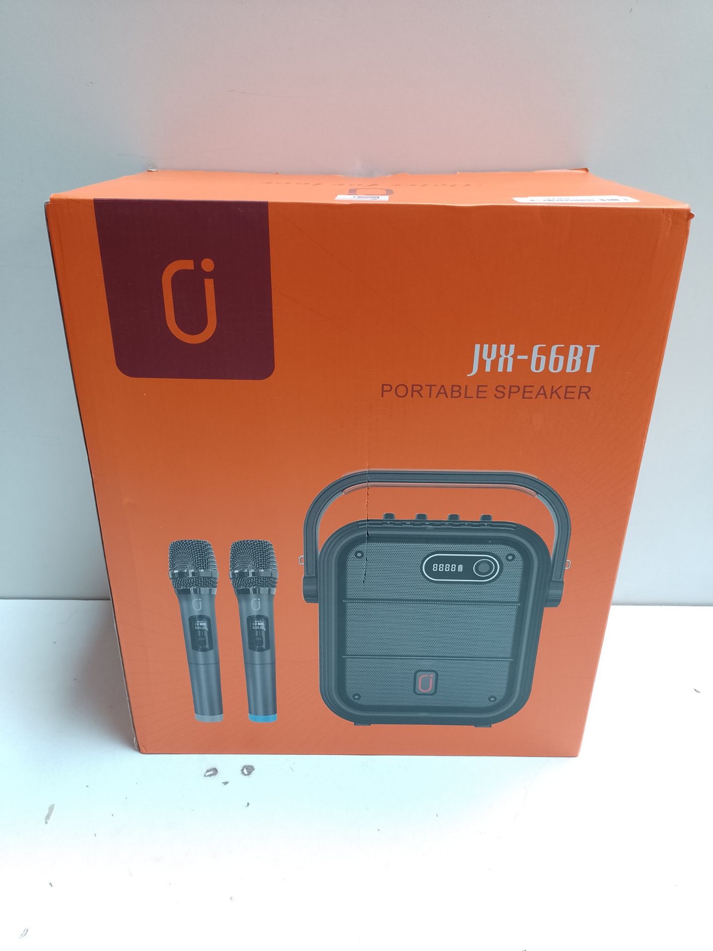 RRP £91.34 JYX Karaoke Machine with 2 UHF Wireless Microphones - Image 2 of 2