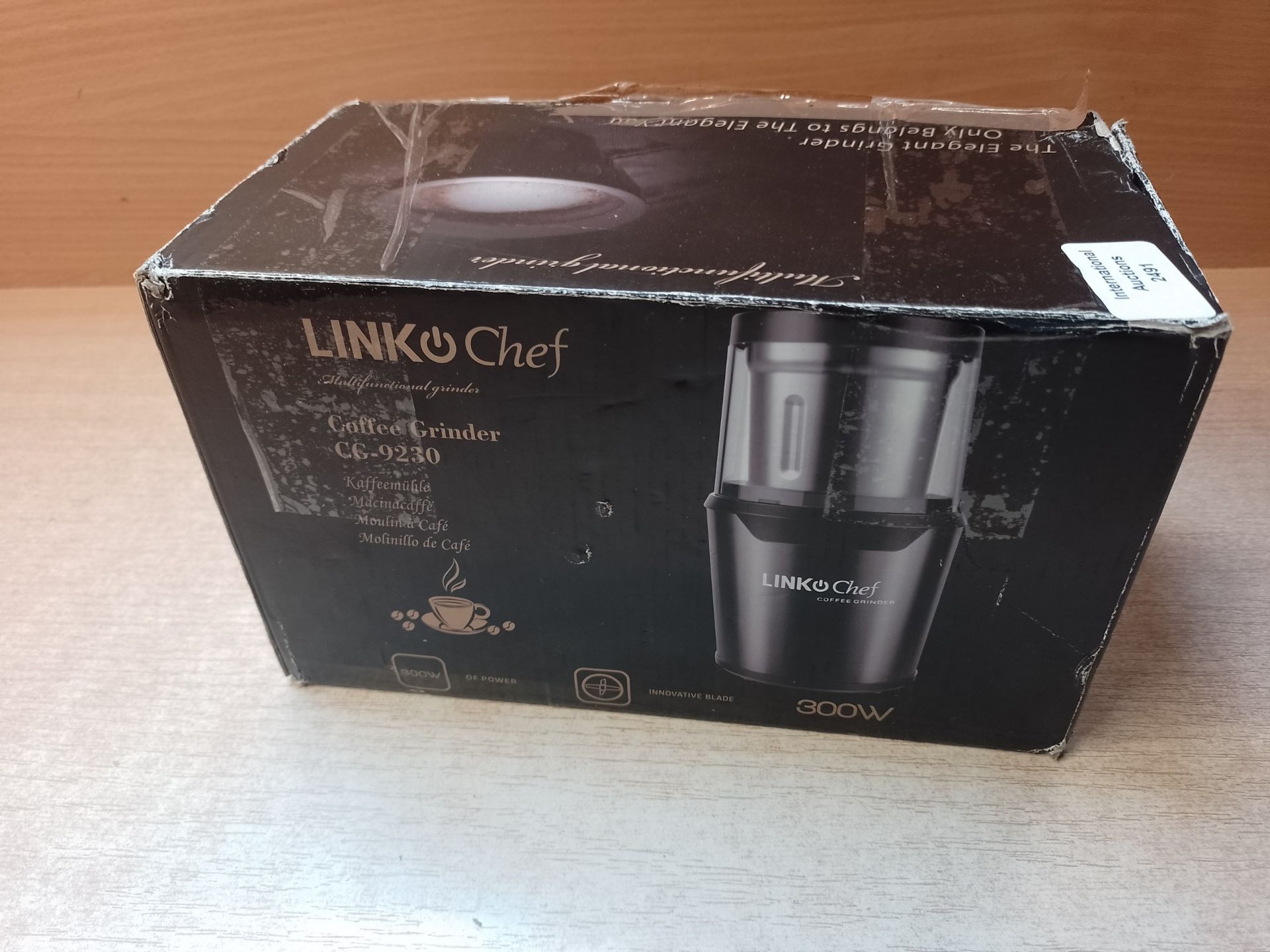 RRP £29.48 LINKchef Coffee Grinder Electric and Spice Grinder - Image 2 of 2