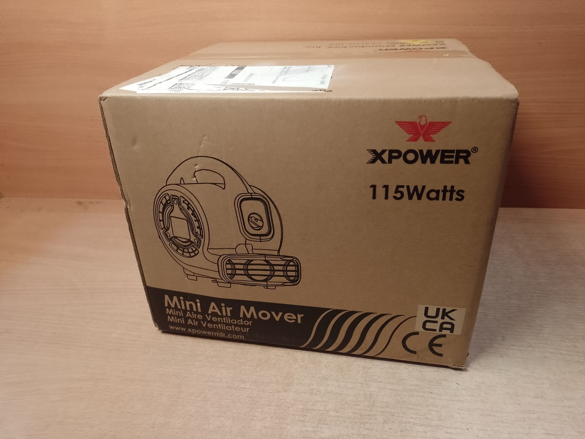 RRP £45.65 XPower P-80A Mini Mighty Air Mover Floor Fan Dryer - Image 2 of 2