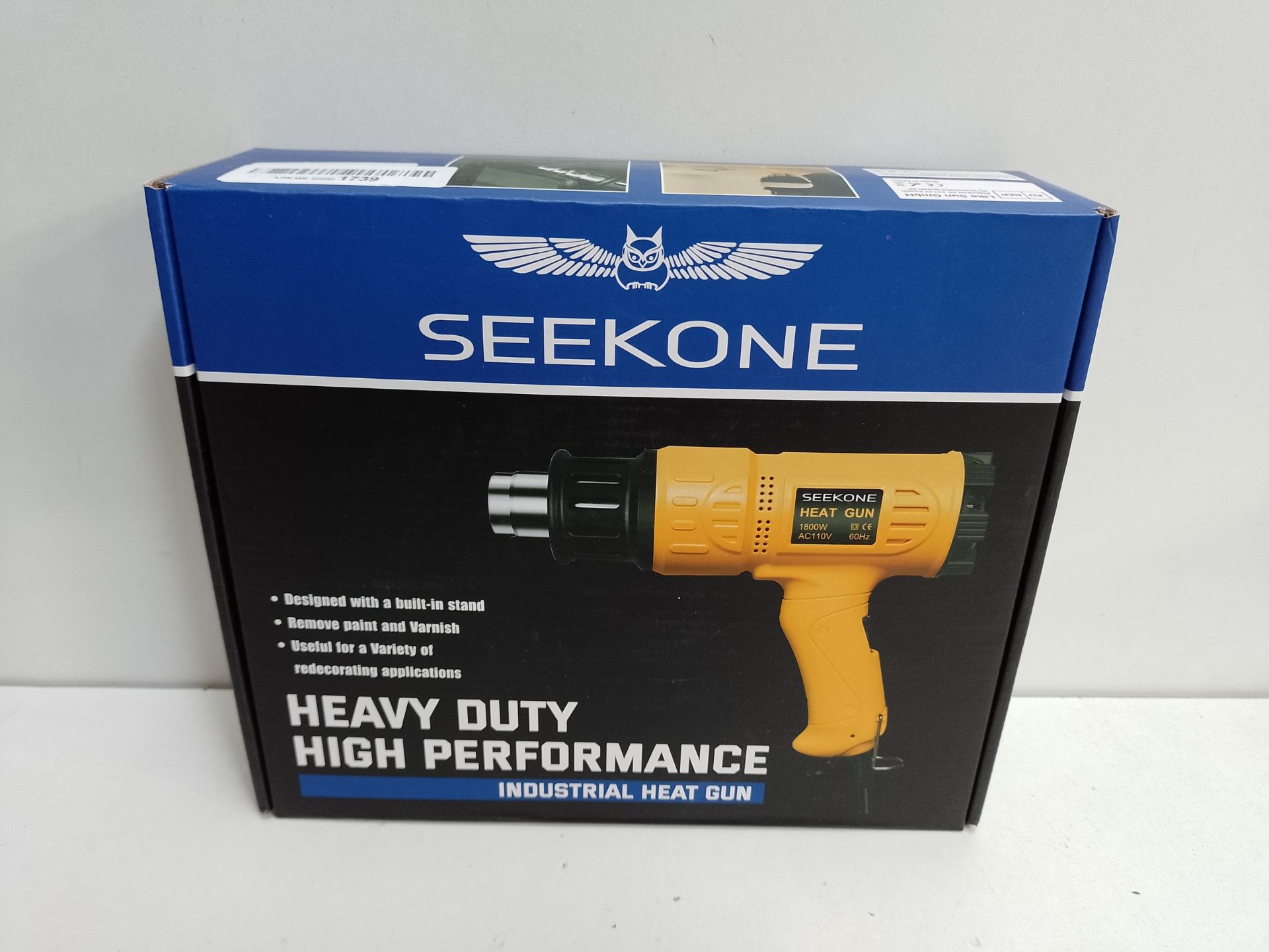 RRP £41.09 SEEKONE 2000W Professional Hot Air Gun 50 - 600 - Image 2 of 2