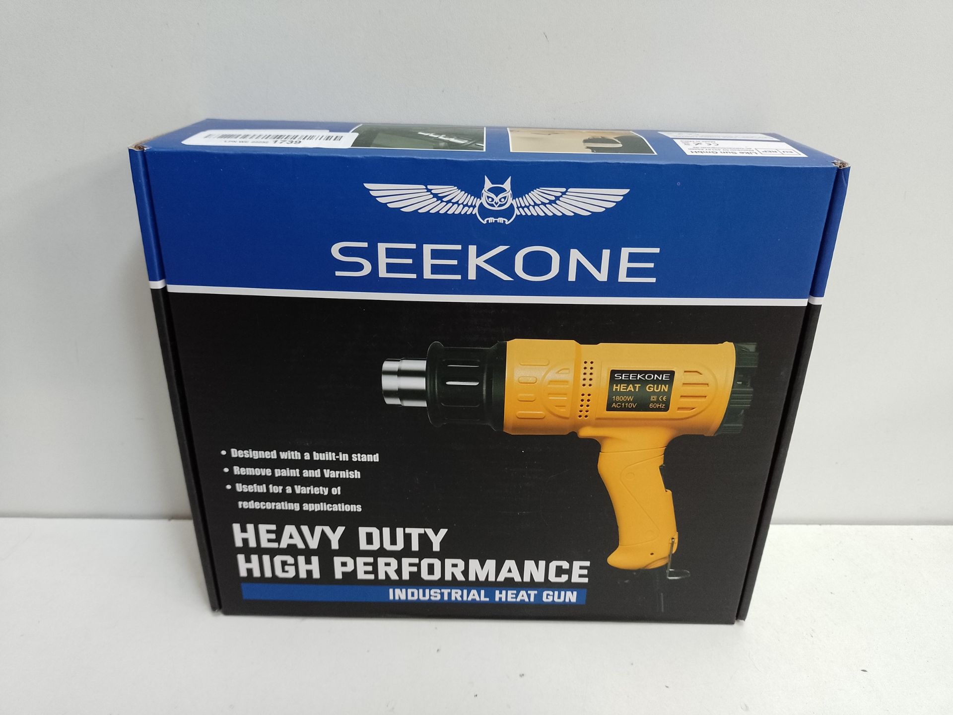 RRP £41.09 SEEKONE 2000W Professional Hot Air Gun 50 - 600 - Image 2 of 2