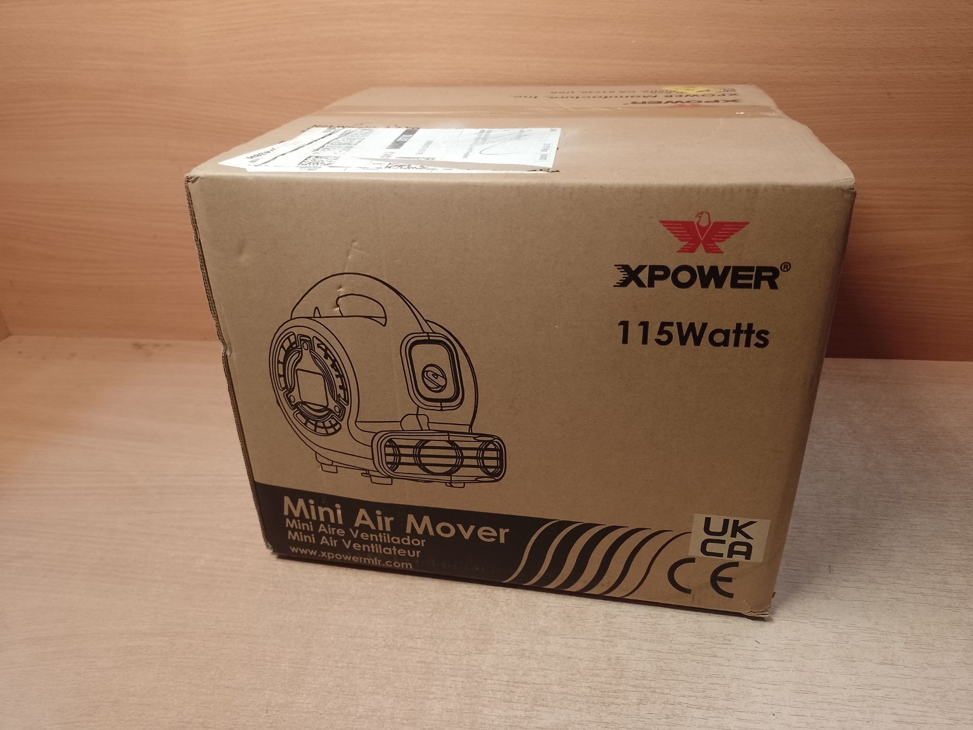 RRP £45.65 XPower P-80A Mini Mighty Air Mover Floor Fan Dryer - Image 2 of 2