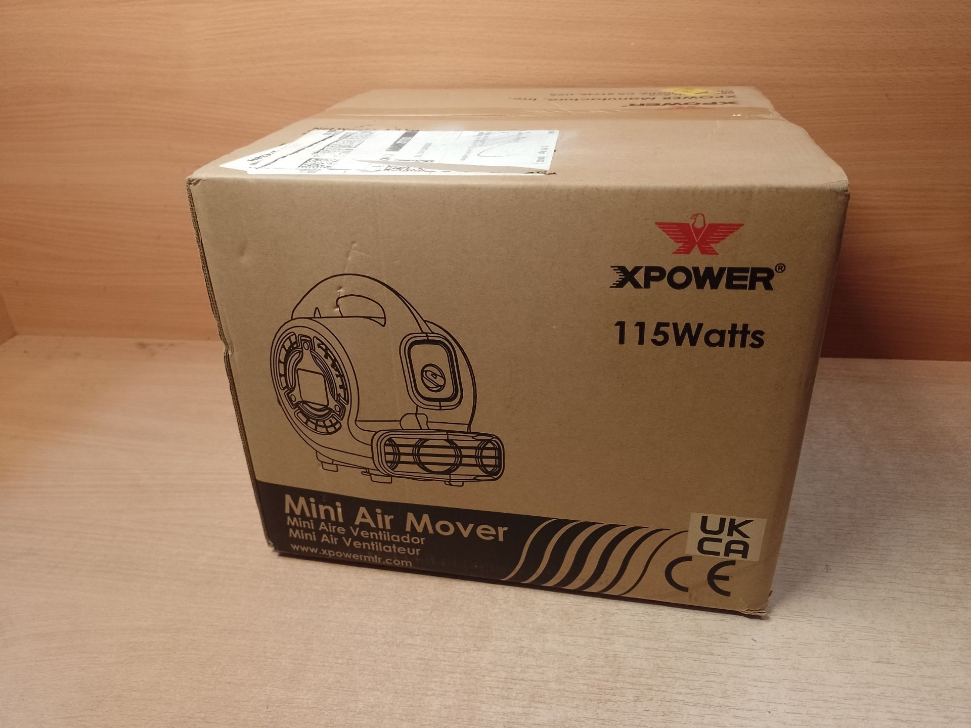 RRP £45.65 XPower P-80A Mini Mighty Air Mover Floor Fan Dryer - Image 2 of 2