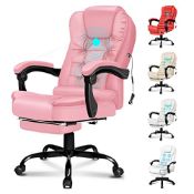RRP £124.78 ELFORDSON Pink Office Chair for Home Office