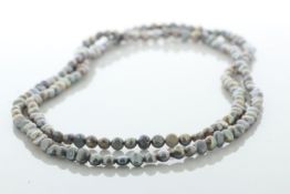 36 Inch Baroque Shaped Grey 5.0 - 6.0mm Pearl Necklace - Valued By AGI £350.00 - 5.0 - 6.0mm baroque