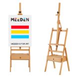 RRP £114.11 MEEDEN Forward Tilt Studio H-Frame Easel with Art Supply Storage Drawer