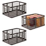 RRP £55.84 mDesign Farmhouse Wire Storage Basket Wire Basket