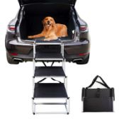 RRP £79.90 Bounabay 5 step Dog Car Ramp for large and small Dogs