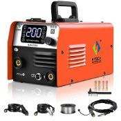 RRP £126.14 HITBOX 200A 240V Mini MIG Welder Flux Core Welder