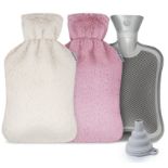 RRP £20.55 ilauke Hot Water Bottle with Covers