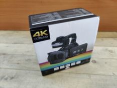RRP £273.99 Camcorder 4K Video Camera HD Auto Focus 64MP 60FPS
