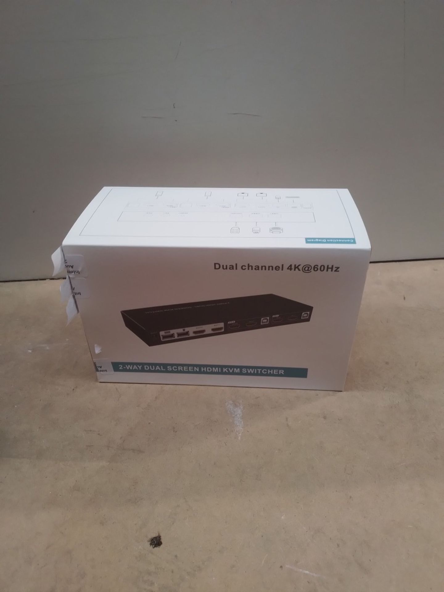 RRP £114.15 MT-VIKI Dual Monitor KVM Switch HDMI 2 Port 4K @60Hz - Image 2 of 2