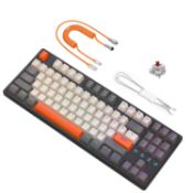 RRP £56.95 ATTACK SHARK K87 TKL Hot Swappable Wired Mechanical