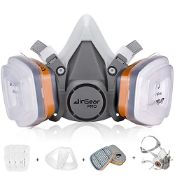 RRP £24.70 AirGearPro M-500 Reusable Respirator Mask with A1P2