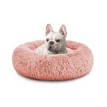 RRP £27.15 Mirkoo Dog Beds Calming Donut Pet Bed Washable Anti Anxiety Faux Fur Pet Bed